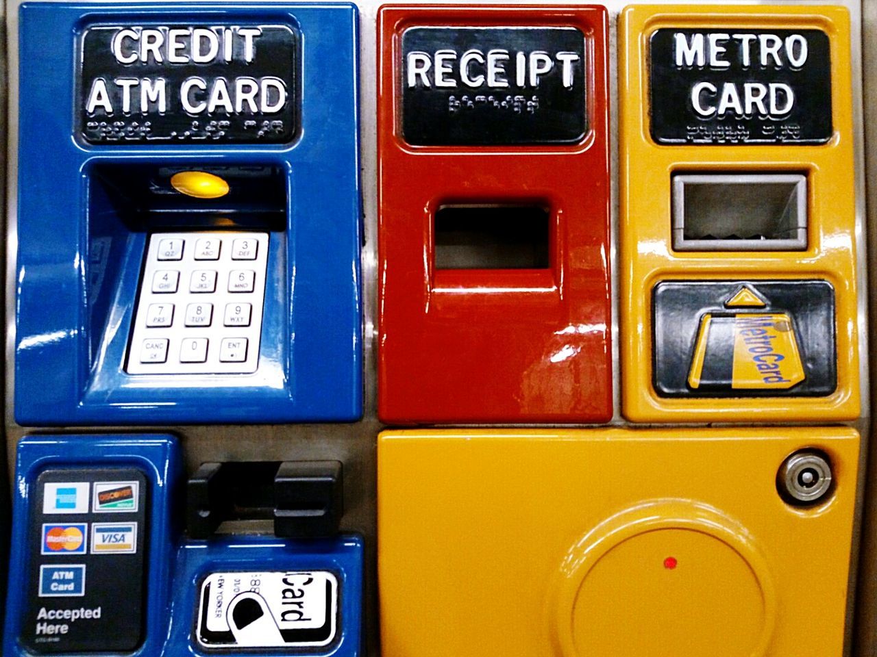 NYC Subway metro card dispenser