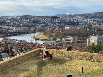 Picture taken from fortress  of kristiansten on a sunday afternoon