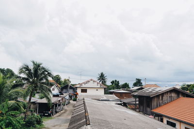 Houses against sky