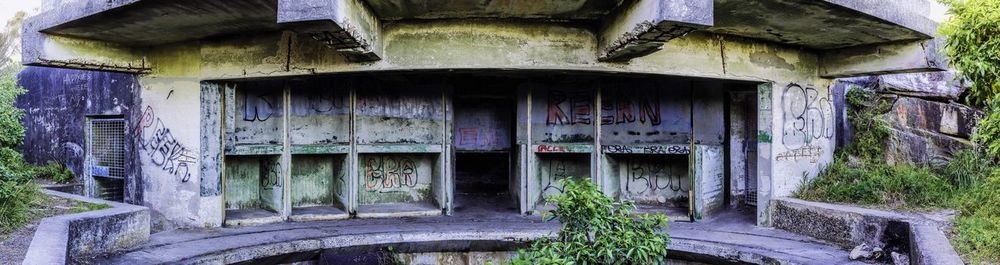 Old ruin of building