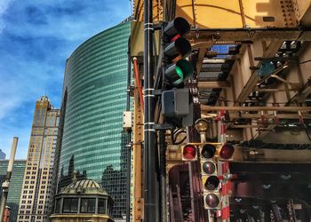 Low angle view of buildings against sky