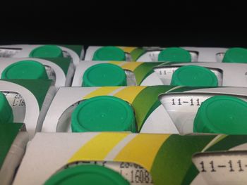 Close-up of multi colored paper