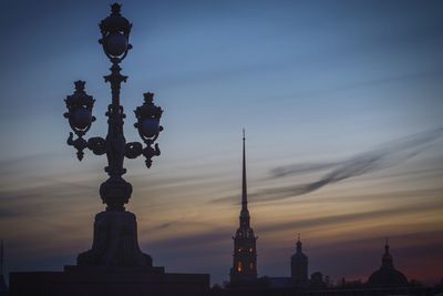 Low angle view of temple against sky