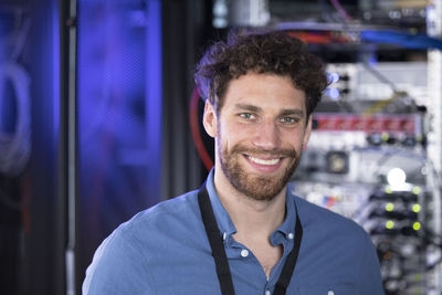 Portrait of a smiling man