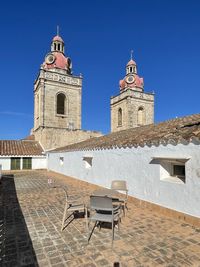 View of church