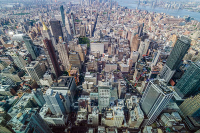 High angle view of cityscape