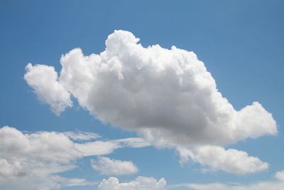 Low angle view of clouds in sky