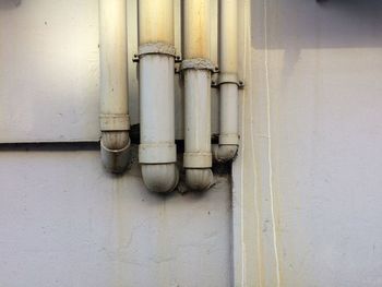 Pipe on wall