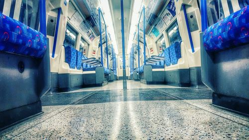 Interior of train