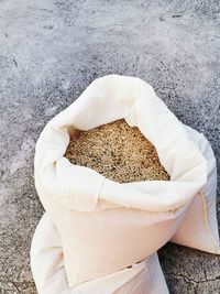 High angle view of dried food for sale