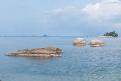 Panoramic view of sea against sky