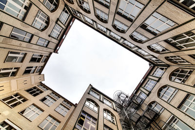 Low angle view of skyscrapers