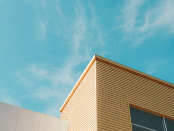 Low angle view of building against sky