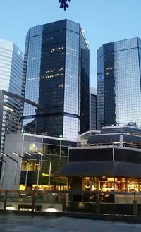Modern buildings in city