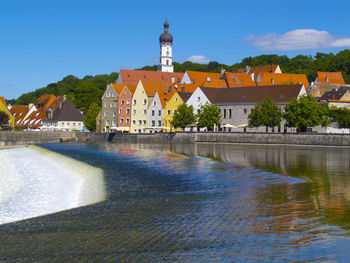 Buildings at waterfront