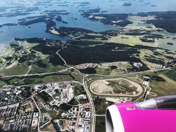 Aerial view of city