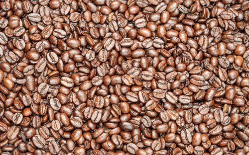 Full frame shot of coffee beans
