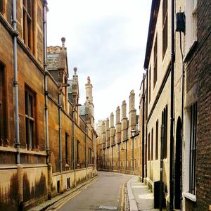 Narrow alley in city