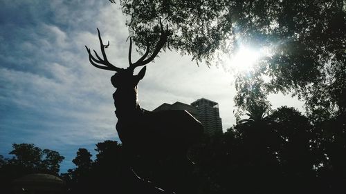 Low angle view of built structure against sky