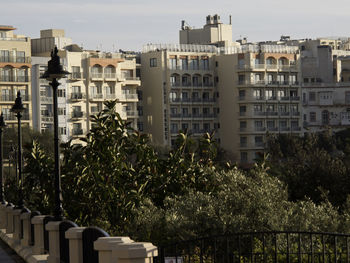 Residential buildings against sky