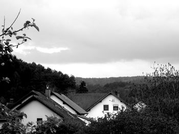 Houses against sky