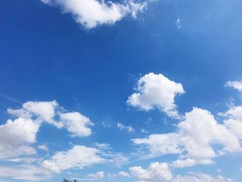 Low angle view of clouds in sky