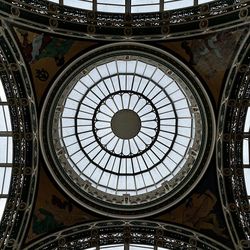 Low angle view of ornate ceiling