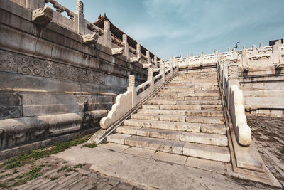 Low angle view of temple