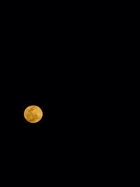 Scenic view of moon against sky at night