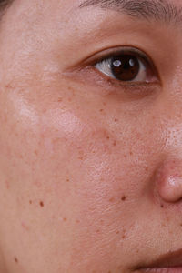 Close-up portrait of human eye