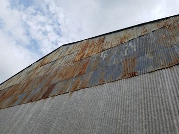 Low angle view of building against sky