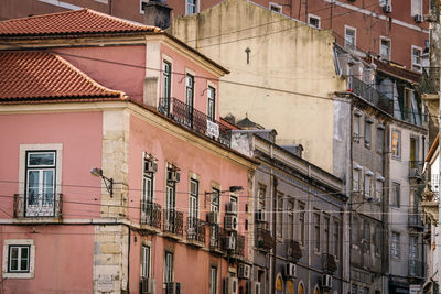 Low angle view of residential building