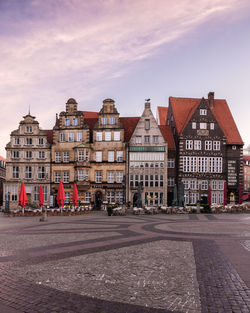 Beautiful and picturesque cityscape of one of the most famous cities in germany, bremen