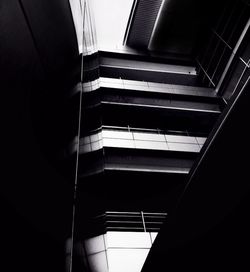 Low angle view of staircase in building