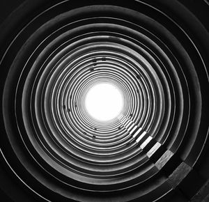 Close-up of spiral staircase