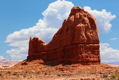 View of rock formations