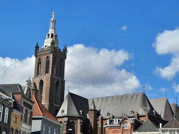 Low angle view of building against sky