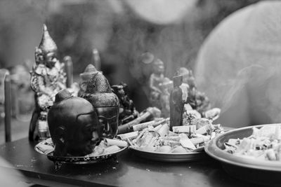 Close-up of sweet food on table