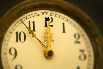 Close-up of clock