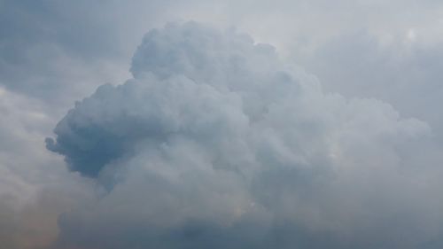 Low angle view of clouds in sky