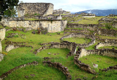 View of old ruin building