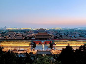 Forbidden city in beijing china