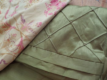 Close-up of fabrics