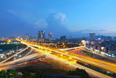 Hanoi cityscape from above