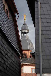 Low angle view of building against sky