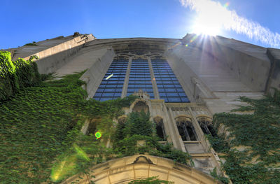 Low angle view of historical building against sky