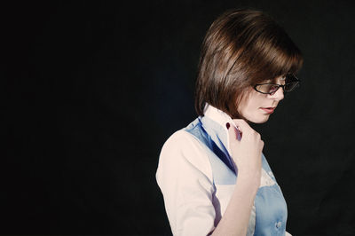 Woman looking away