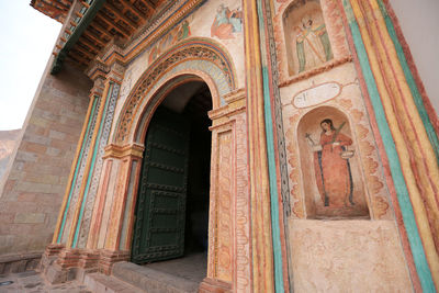 Entrance of historic building