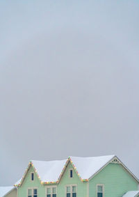 Low angle view of buildings against sky