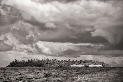 Panoramic view of sea against sky